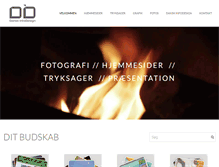 Tablet Screenshot of dansk-infodesign.dk
